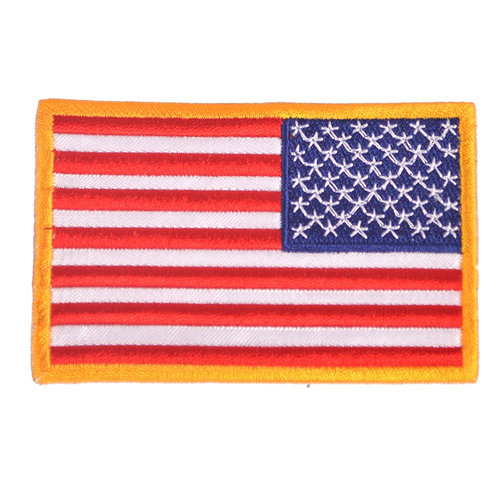 Nášivka vlajka USA reverzná - FAREBNÁ