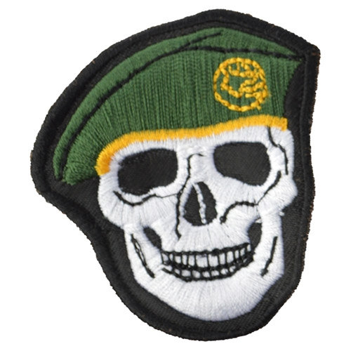 Nášivka LEBKA baret vo farbe OLIV