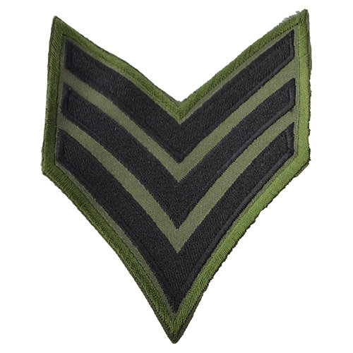 Nášivka US hodnosť SERGANT - OLIV