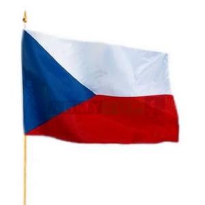 Zástava na tyčke ČESKÁ REPUBLIKA 30x45cm