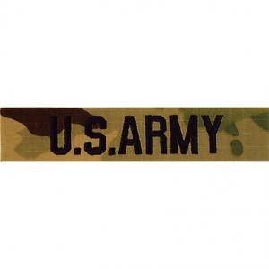 Nášivka menovka "US ARMY" 15 cm VELCRO MULTICAM®