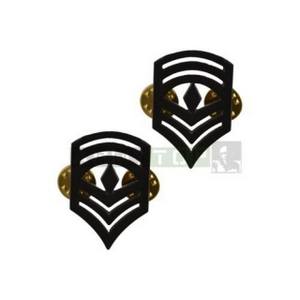 Odznak hodnostný USMC - 1stSgt. - ČIERNY