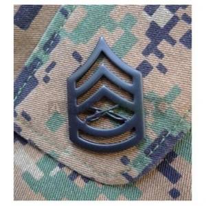 Odznak hodnostní USMC - GySgt. - ČIERNY