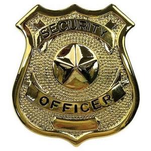 Odznak SECURITY OFFICER ZLATÝ