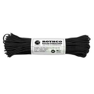 Šnúra PARACORD nylon 550LB 30m 4mm ČIERNA