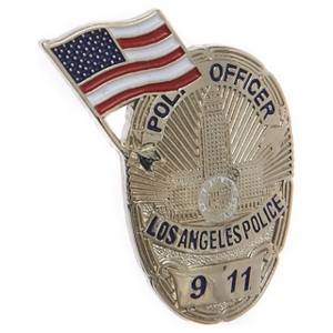 Odznak POL. OFFICER LOS ANGELES POLICE 9 11