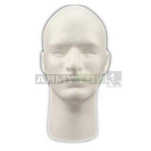 Figurína mužská hlava s tvárou polystyren