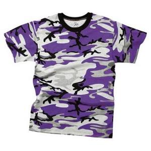 Tričko VIOLET CAMO