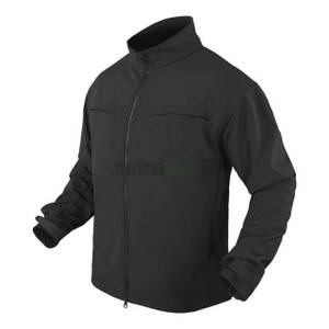 Bunda COVERT softshell ČIERNA