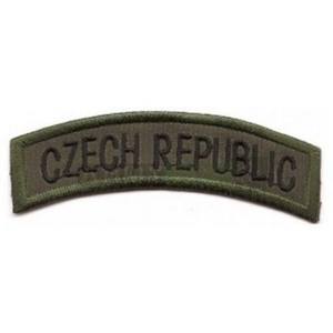 Nášivka oblúčik CZECH REPUBLIC - OLIV