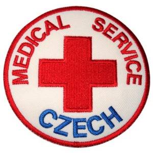 Nášivka MEDICAL SERVICE CZECH ARMY farebná VELRCO