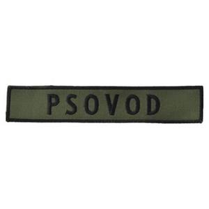 Nášivka nápis PSOVOD - OLIV