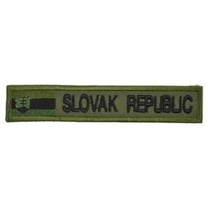 Nášivka SLOVAK REPUBLIC + Zástava - OLIV