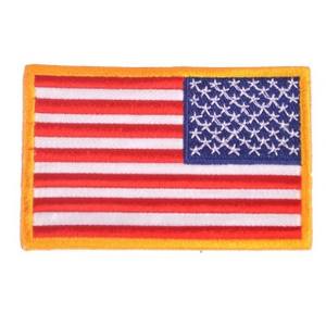 Nášivka vlajka USA reverzná - FAREBNÁ
