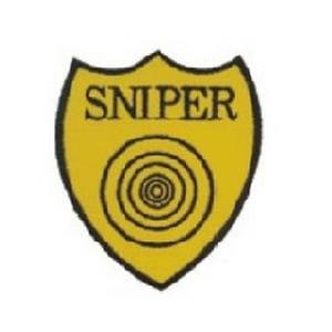 Nášivka Sniper s terčom - Žltá