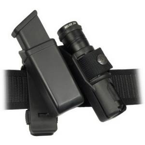 Púzdro rotačné MOLLE pre zásobník 9mm Luger a baterku