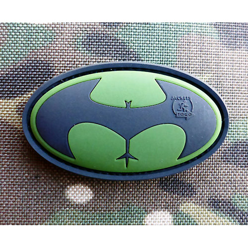 Nášivka BUTTMAN plast velcro OLIV/ČIERNA