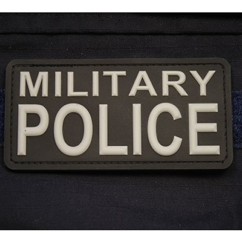 Nášivka MILITARY POLICE plast ČIERNA