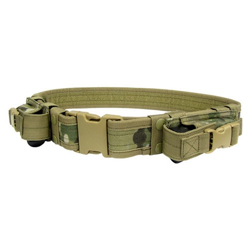Opasok taktický 5cm so sumkami na pišt. zásobník MULTICAM