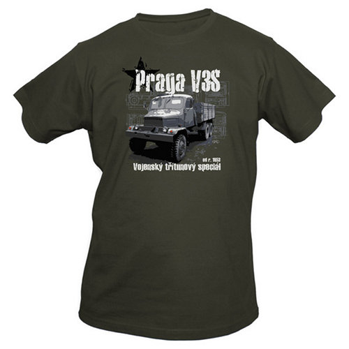 Tričko EXC Praga V3S ZELENÉ